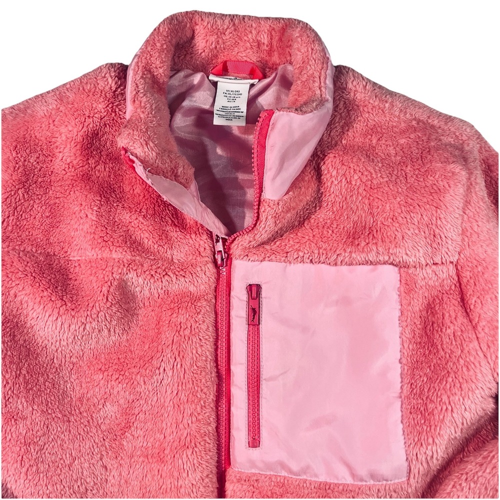 Tommy Bahama Girls Sherpa‎ Style Coat Size XL Pink EUC